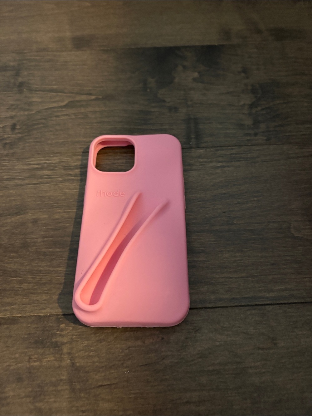 Pink Silicone iPhone Case with Grip